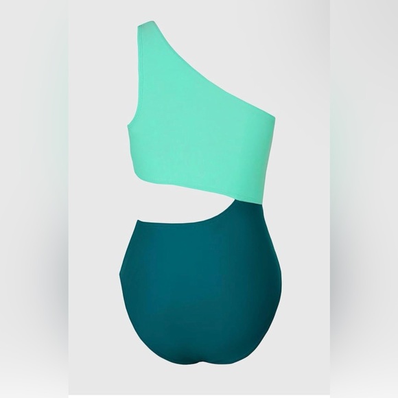 CUPSHE One Shoulder Cutout One-Piece Swimsuit - Picture 5 of 9